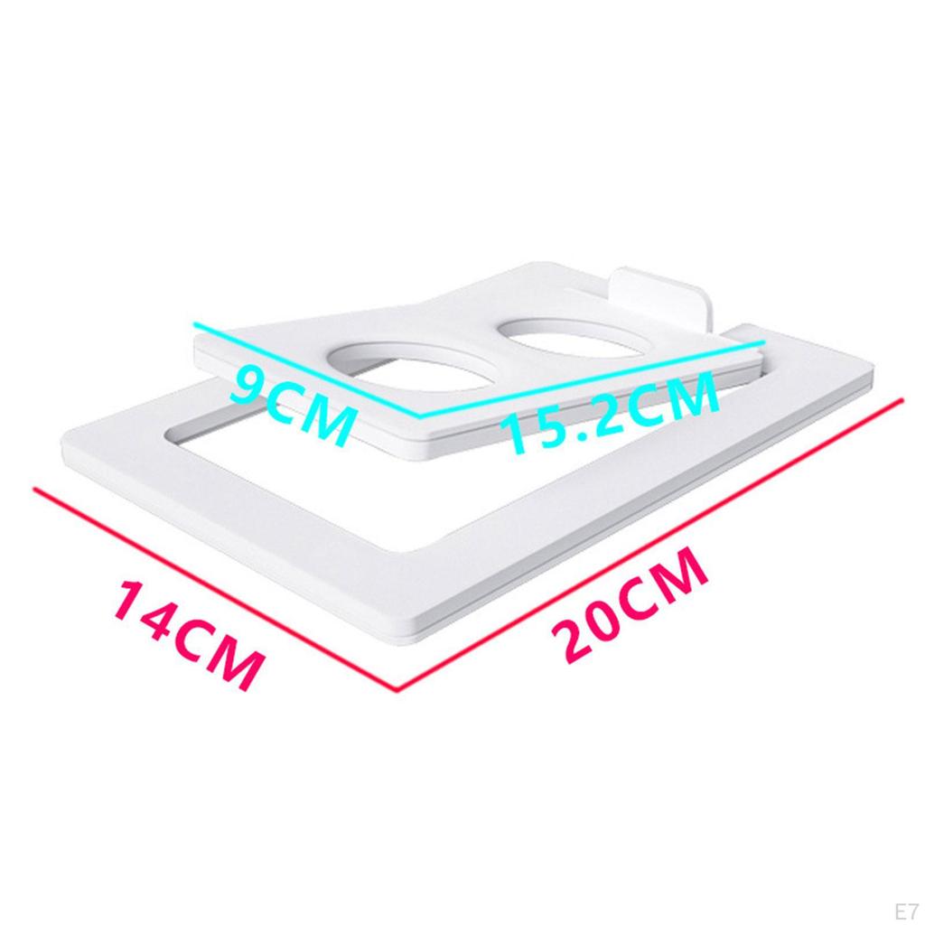 2 Pack Inclined Desktop Speaker Stands Studio Monitor 15° Tilt Table for