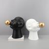 Modern Minimalist Resin Bubble Blowing Boy Character Decoration Model Room Study Living Room Home Crafts Decoration
