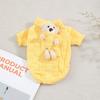 Pet kitten puppy clothes winter thickened pocket bear two legs sweater puppy winter clothing warm pet supplies