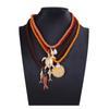 4Pcs/Set Ocean Elements Sea Turtle Fish-Shaped Pendant Necklaces For Women Fashion Holiday Party Jewelry Gifts