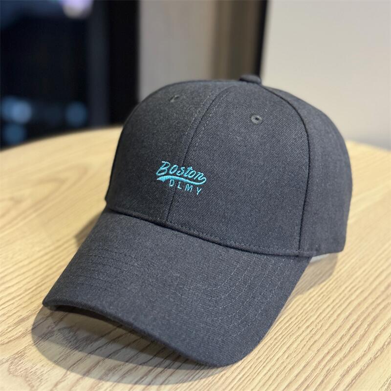 Four Seasons Casual Soft Top Baseball Cap Children's Embroidered Alphabet Sunscreen Cap Student Big Head Shade Cap Trend