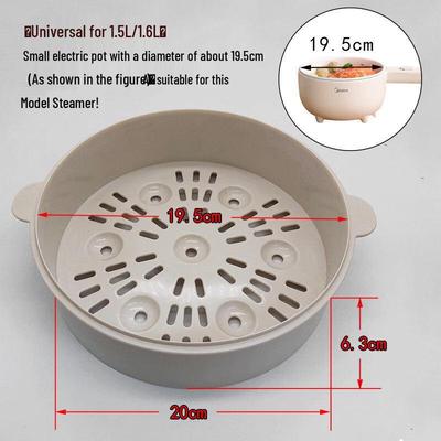 ZISIZ Universal Ceramic Steamer Basket