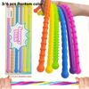 6 Sensory Sticks Reversible Textured Toys,Silicone Fine Motor Skills and Educational Thinking Toys,Perfect Christmas Party Gift