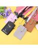 6 Double-sided Transparent Work Card Holder Retractable Lanyard Work ID Holder Work Card Student Card Holder