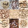 100pcs Stars Wedding Rustic Wooden Love Heart Table Scatter Crafts