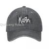 Korn Rock Music Unisex Baseball Caps Distressed Cotton Caps Hat Retro Outdoor All Seasons Travel Headwear