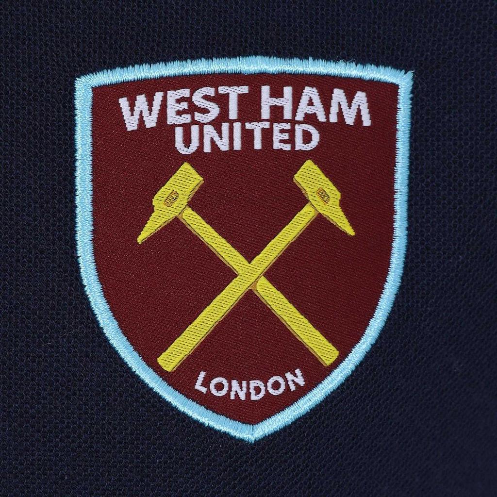 West Ham United FC Mens Crest Polo Shirt