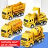 1 Pc Educational Cars Children Kid Pull Back Toy Warrior Engineering Vehicle Model Four Mini Cars
