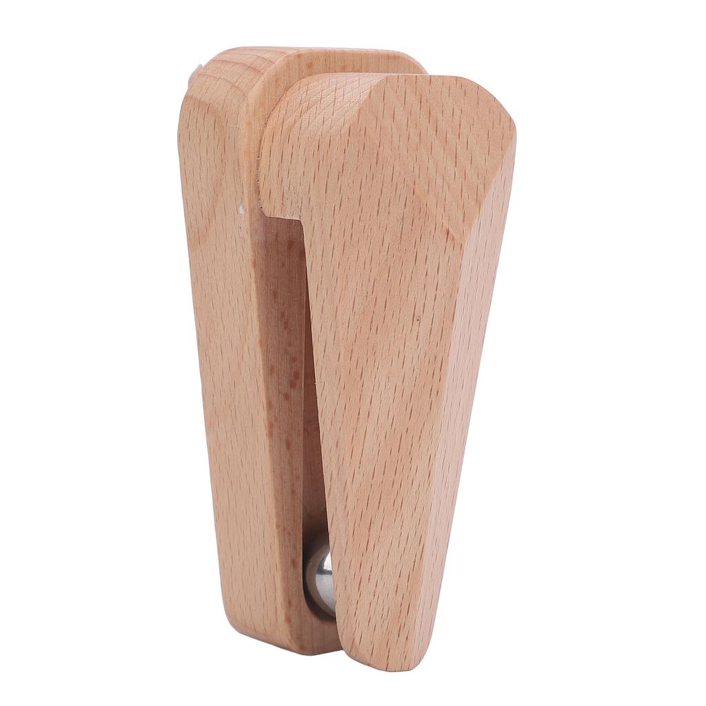 Solid Wood Towel Clip Self Adhesive Multifunctional Space Saving Wall Mounted Wooden Towel Holder for Bathroom Kitchen Home