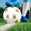 Argentina Football Logo Size 5 Soccer Ball, Machine-Stitched PVC, Durable & High Bounce, All Ages Fit, Fan Merchandise, Matches & Outdoor Use.