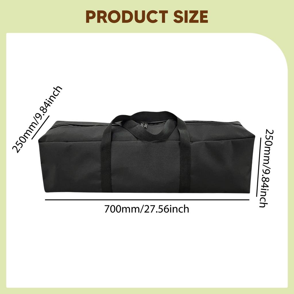 Oxford Cloth Camping Equipment Storage Bag Large Capacity  Foldable Tent Support Rod Storage Case for Outdoor Camping Organizer