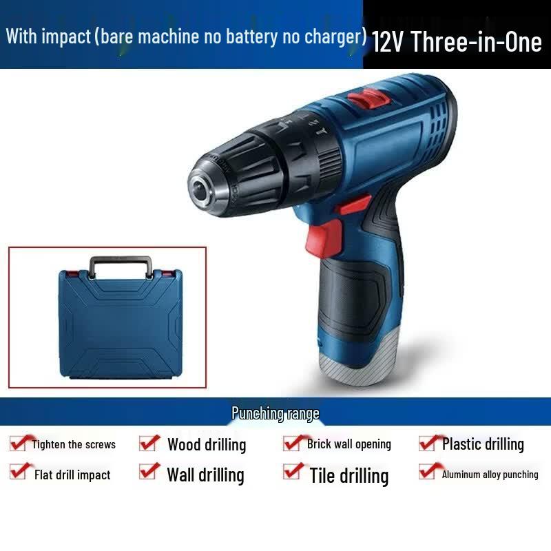 Lixian 12V Cordless Impact Drill GSR120-LI Set CN plug (adapter included)
