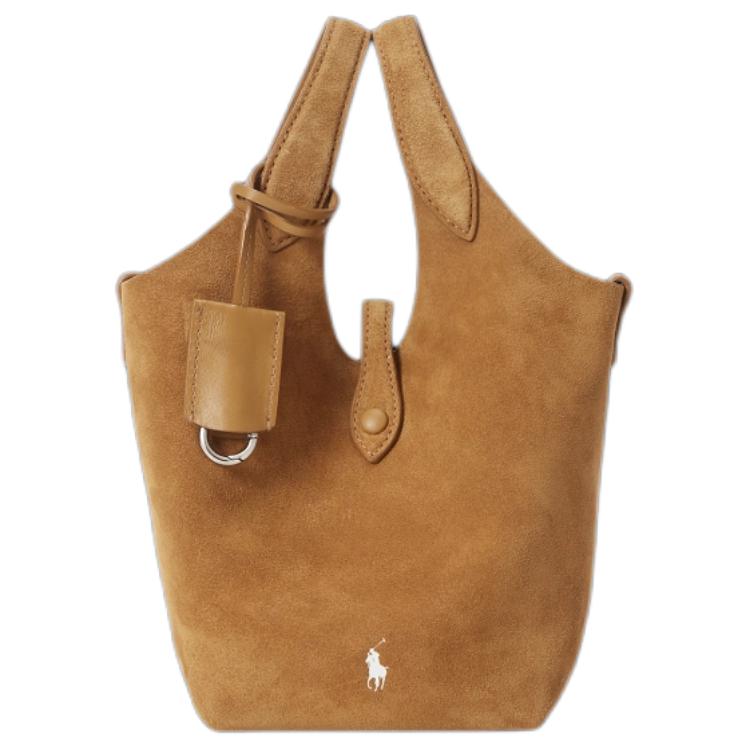 

Polo Ralph Lauren Polo Play Minimalist Lazy Fashion Design Tote Bag Shopping Bag Women tote Caramel WAPOBAG03520111 Basic Set (Bag+Dust Bag)