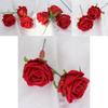 Autodekoration mit künstlichen Rosen und Seidenblumen für Hochzeiten, Valentinstag und Partys