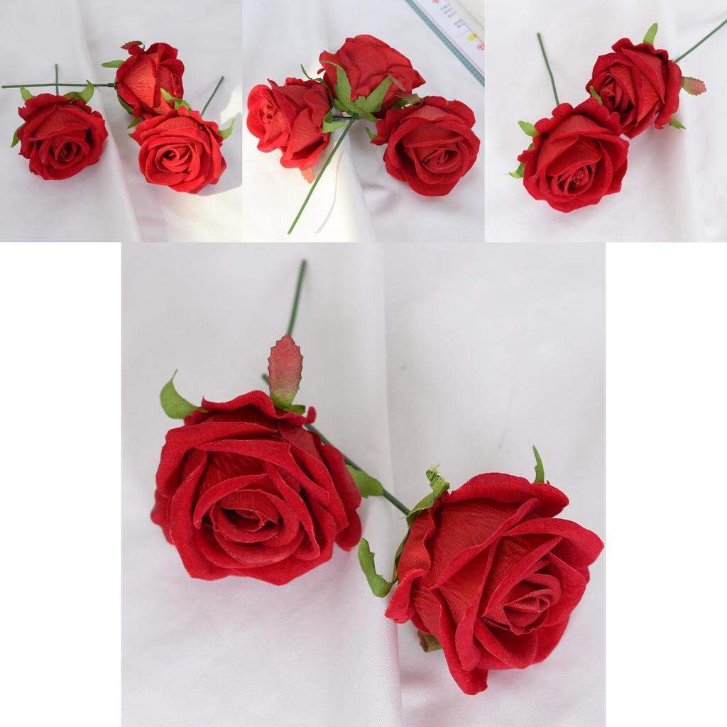 Autodekoration mit künstlichen Rosen und Seidenblumen für Hochzeiten, Valentinstag und Partys