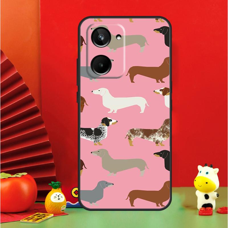 Dachshund Dackel Dog For Realme 15 Pro GT7 GT6 10 11 12 13 14 Pro Plus C65 C67 C63 C61 C51 C53 C35 C75 C55 Case