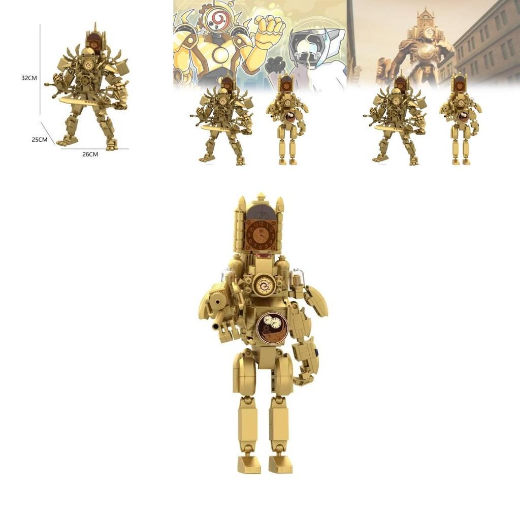 Skibidi Toilet Block Set With Abs Plastic Construction For Creative Building Enthusiasts