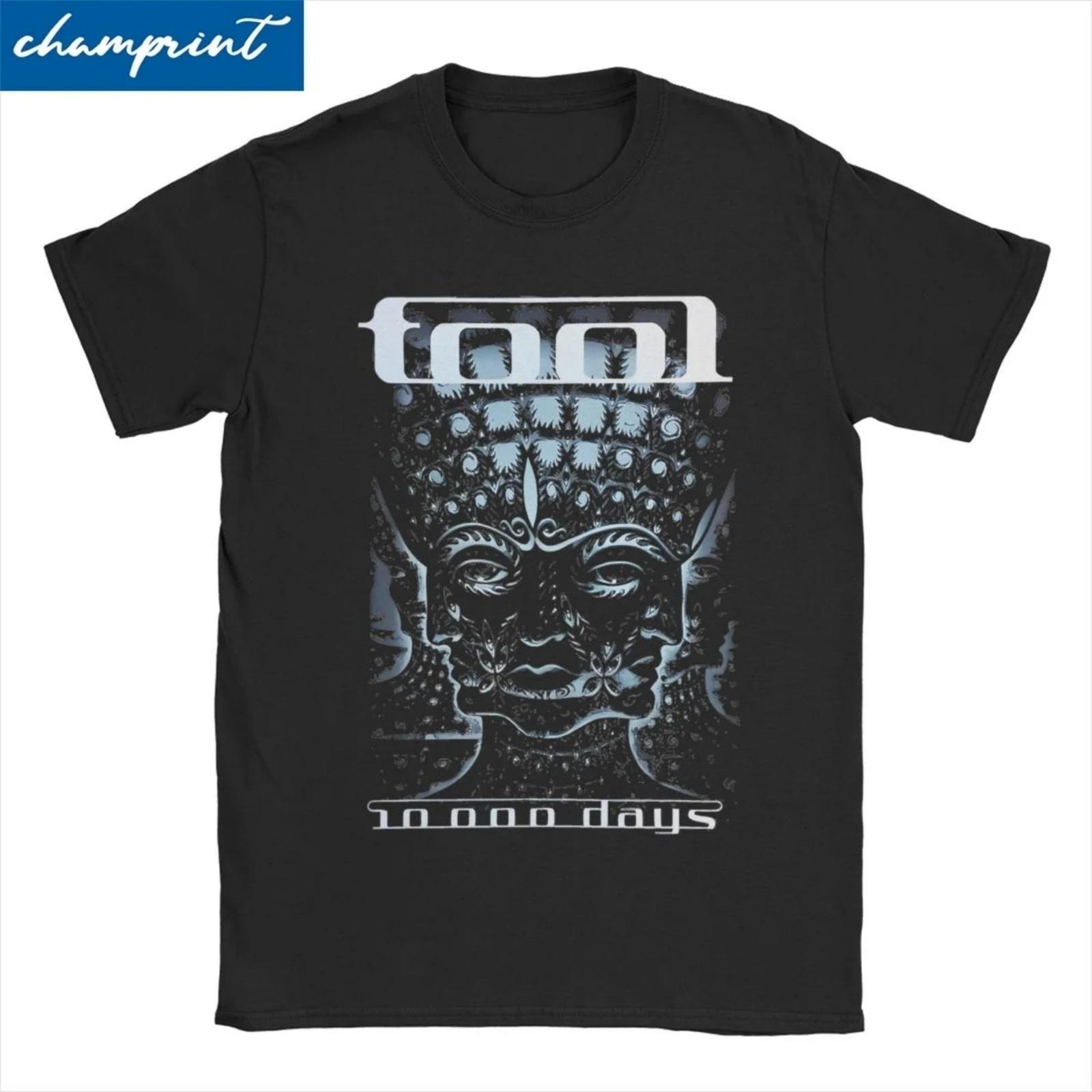Novelty Tool Rock Band 10000 Days T-Shirt Men Women s 100% Cotton T Shirt Alternative Metal Tee Shirt Plus Size Clothes S