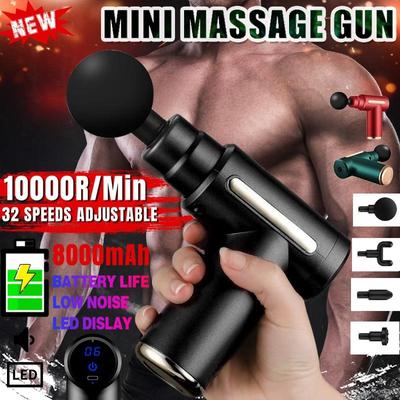 Mini Elektrische Vibrationsmassagepistole Tragbare Fitnessgeräte Muskelentspannungsmassagegerät Faszienpistole