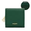 Marie Claire Women's Carrousel Bifold Mini Wallet, Genuine Leather, Size 70, Green, 0088663