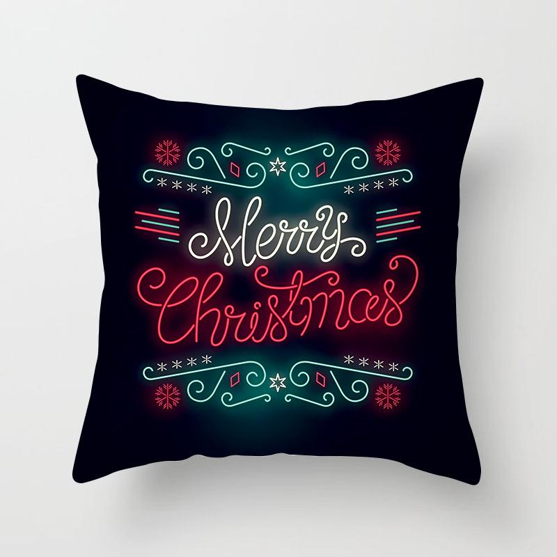 Home Furnishings Christmas Simple Sofa Pillow Cases
