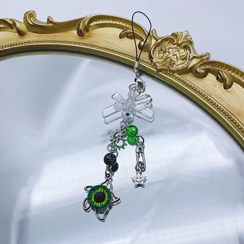 Y2k Style Phone Lanyard Strap Cute Bag Charm Phone Pendant Anti Lost Phone Chain Alloy Material Suitable for Phone Bag