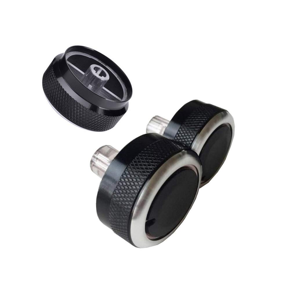 3PCS Car Air Conditioner Heat Control Switch Knob AC Knob Fits Toyota Vios 2002-2006 Yaris