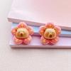 10PCS New Models Colorful Cartoon Bear Series Resin Scrapbook DIY Jewelry Hairpin Headrope Decoration Crafts