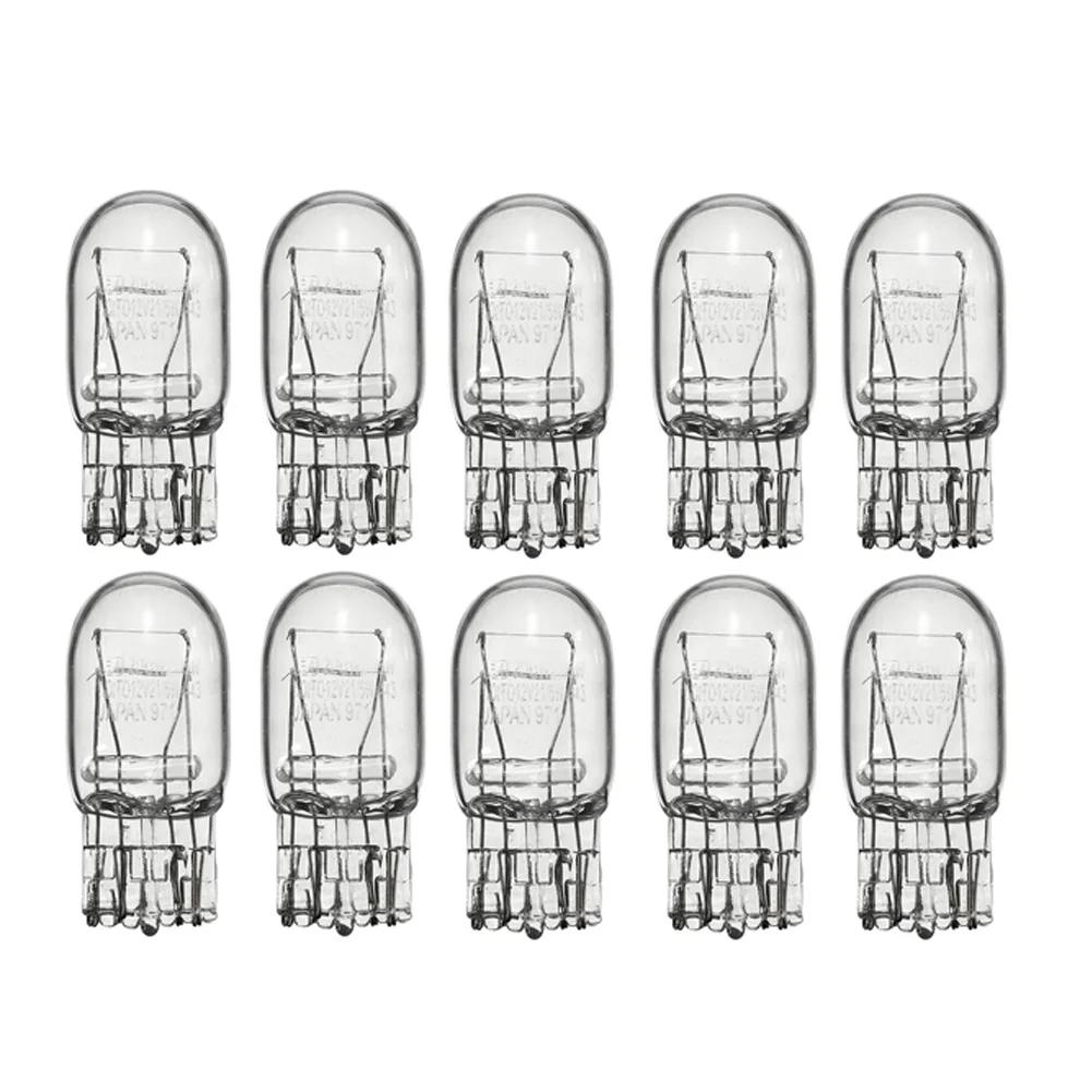 

10Pcs T20 7443 W21 Clear Glass Car Turn Signal Brake Stop Tail Lights Bulb Daytime Running Lights Turn Stop Brake Tail Bulbs 5W