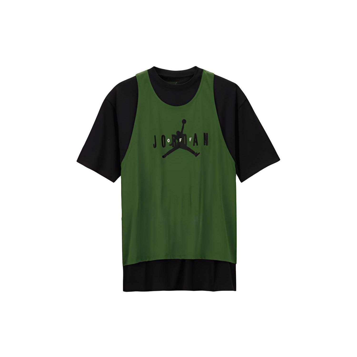 

Мужские топы с короткими рукавами Air Jordan x Off-White Forest Green CV3518-361 M