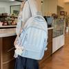 Schoolbag Large Capacity Multi-Pocket Backpack Middle School Student School Bag Female Junior High School Student High School Student Burden Reduction