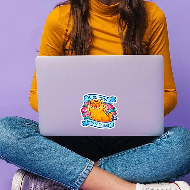 Well Loved Garfield Sticker Car Stickers Funny Creative Waterproof Vinyl Decal Motorcycle Decorative Accessories