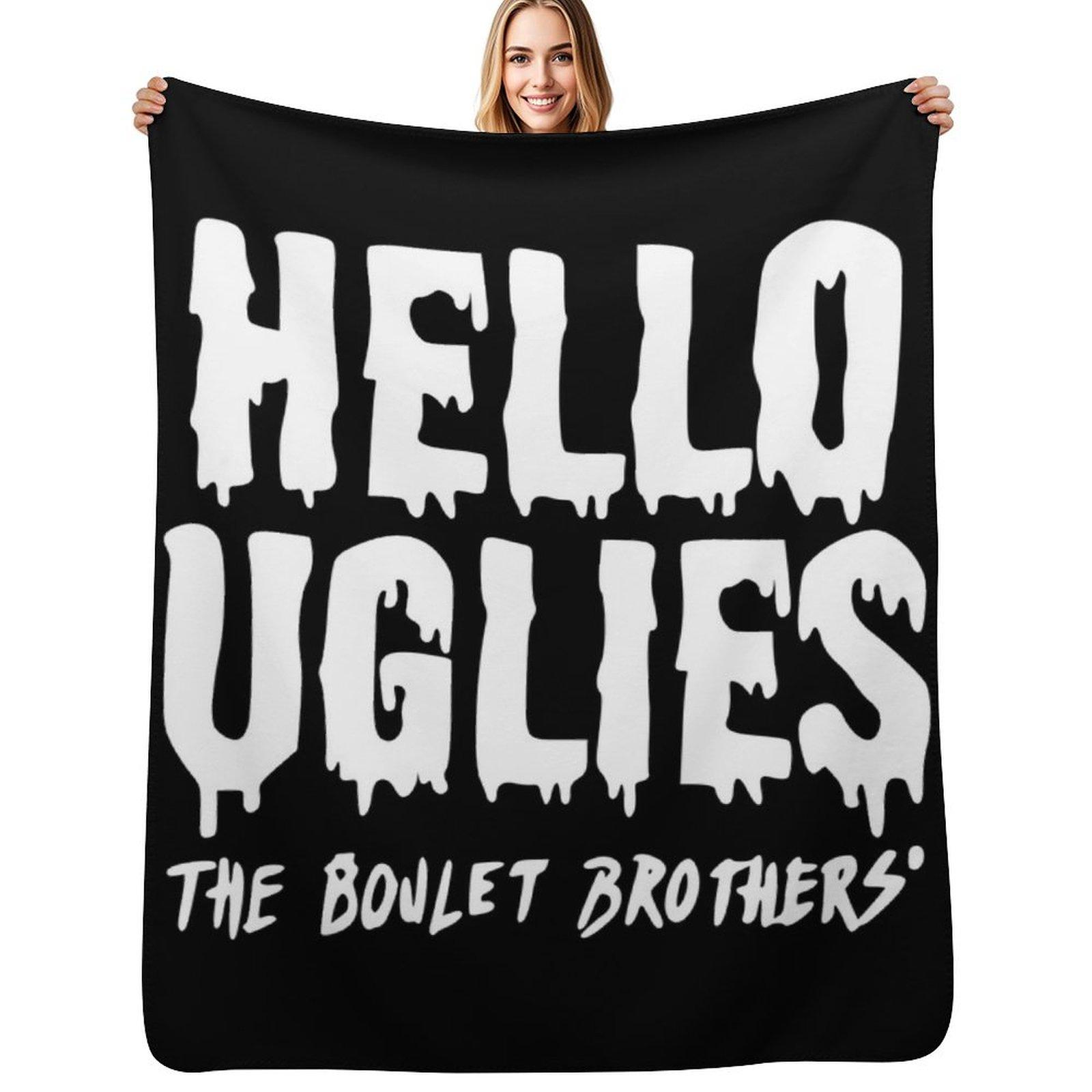 Hello Uglies... The Boulet Brothers Throw Blanket Versatile Cozy Throw Blanket for All Occasions Size: 75*100cm, Weight: 230 GSM