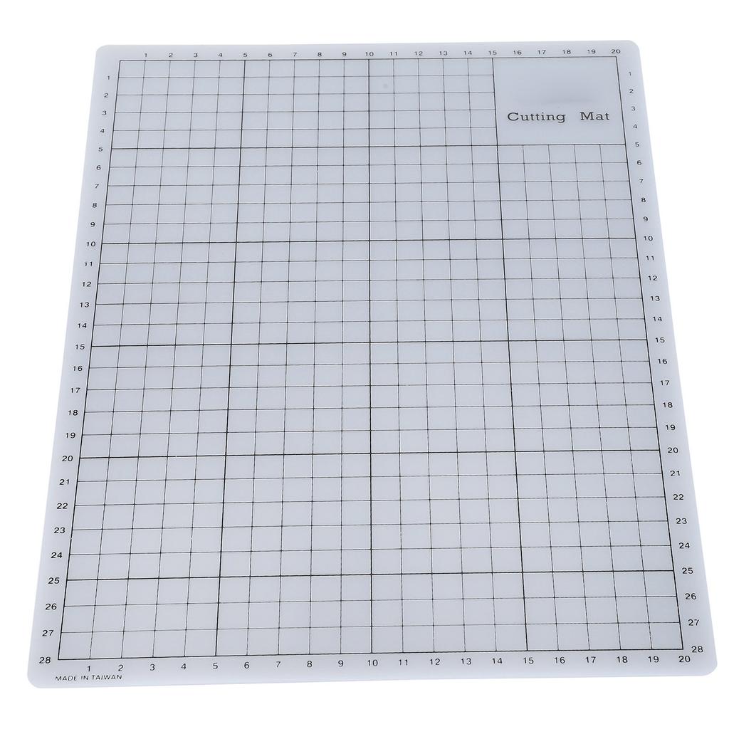 Cutting Mat A4 Translucent Engraving Pad NonSlip Manual Scale Board Craft Accessories