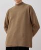 Triple Sense Brushed Half Turtleneck T-Shirt_Brown