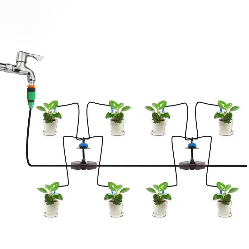 Greenhouse Drip Irrigation 8L 4-Way Drip Arrow Automatic Watering System Kit for Pot Plant Lawn Garden 5/10/15set Indoor Outdoor
