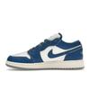 Air Jordan 1 Low SE GS Industrial Blue Barnesko Hvite Blågrå Seil FN9137-141