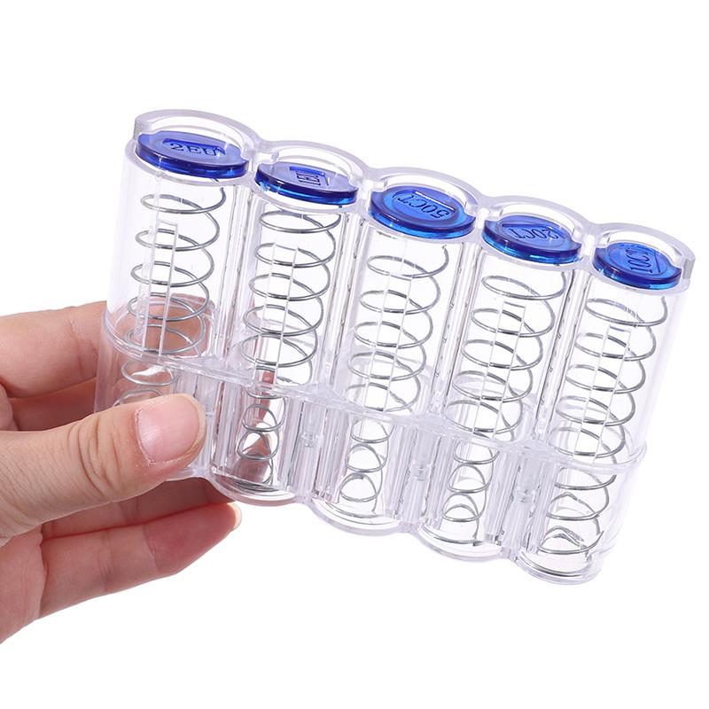 Kreativ Oppbevaring Mynter Pung Oppbevaringsboks Euro Mynte Dispenser Myntholder Etui