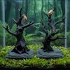 3D Printed Breeding Box Accessory 2Pcs Jumping Spider Tree, Hiding Cave, Hermit Crab Climbing Decor for Compact Shelter Small Pets Reptile Habitat