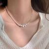 Women's Imitation Cat's Eye Stone Silver Necklace - Summer 2025 Light Luxury High-End Clavicle Chain