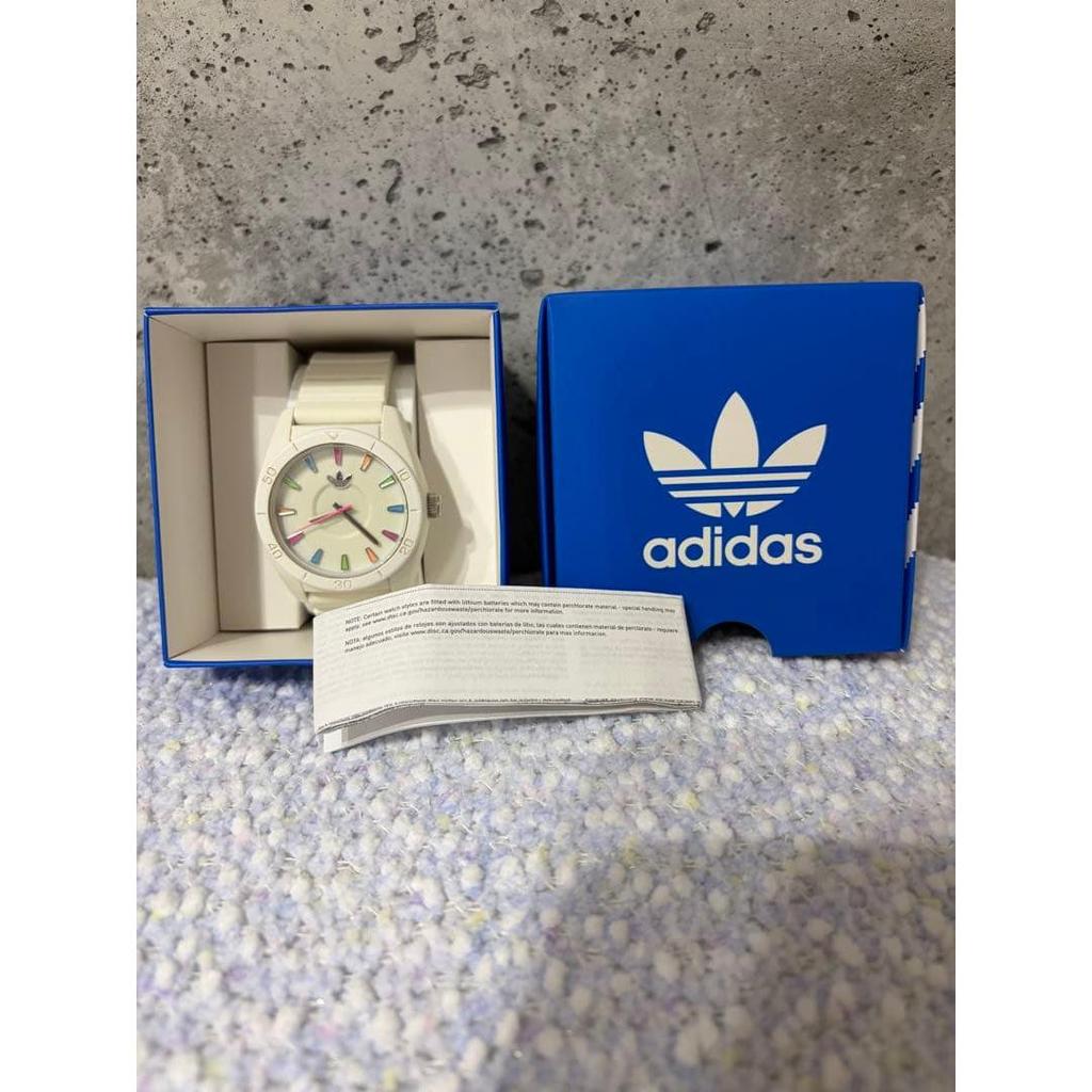 Used Adidas White Quartz Watch