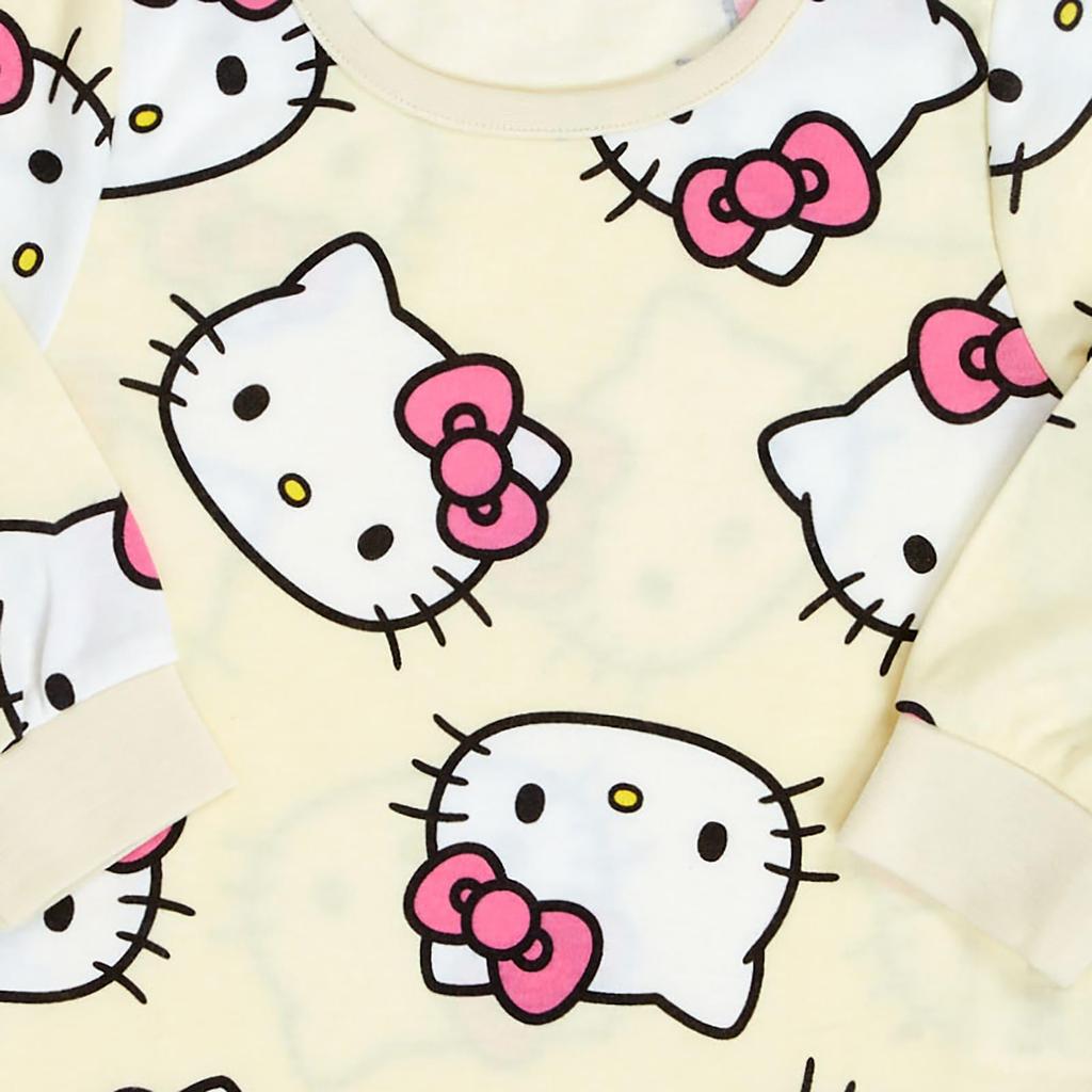 Sanrio Kids' Long Sleeve Pajamas, Hello Kitty, 90cm, 963321