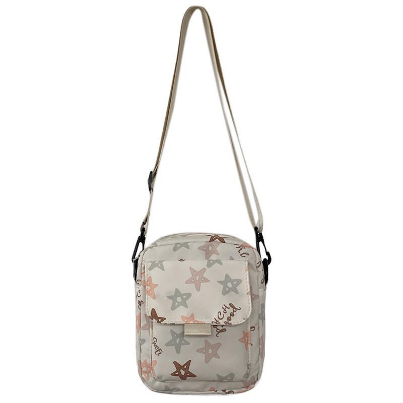 

Adorable Japanese Style Small Five-point Star Crossbody Bag In Various Colors белый