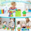 Big Size Magnetic Building Blocks - 3D STEM Educational Constructor Toys For Kids Multiple Shaped Magnetic Building Blocks