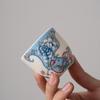 Shangqi Handmade Filigree Silver Peony Ceramic Teacup