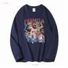 T-shirt Carmelo Anthony Pallacanestro Classica Anni '90 manica lunga o corta vintage Lavata Versatile Unisex Morbida Elasticizzata