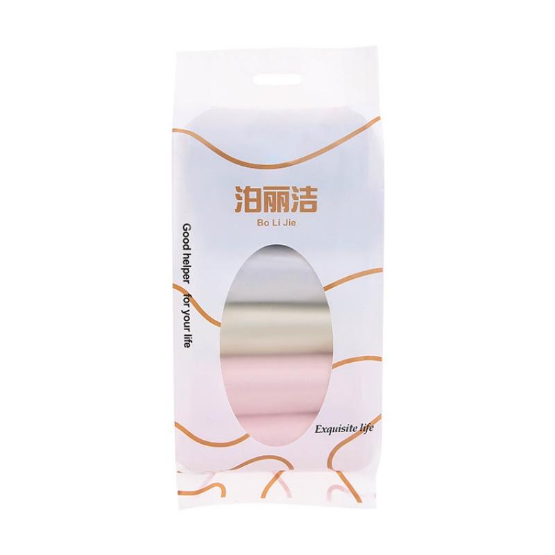 6 Rolls of 120 Thickened Plain Garbage Bags Large Kitchen and Bathroom Household Plastic Bags