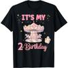 Carnaval Draaimolen Circus Verjaardagsmeisje Feest Matchende Groep T-shirt(1)