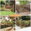 Stretchable Home Garden Fence 50/70cm Extended Trellis Fence DIY Wooden Fence  Garden Decoration