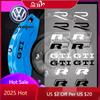 2026 Hete Sticker 4 Stuks voor Volkswagen VW R Line GOLF 3 Polo Jetta Passat GTI Bora Auto Remklauw Grafische Stickers Racing Tuning